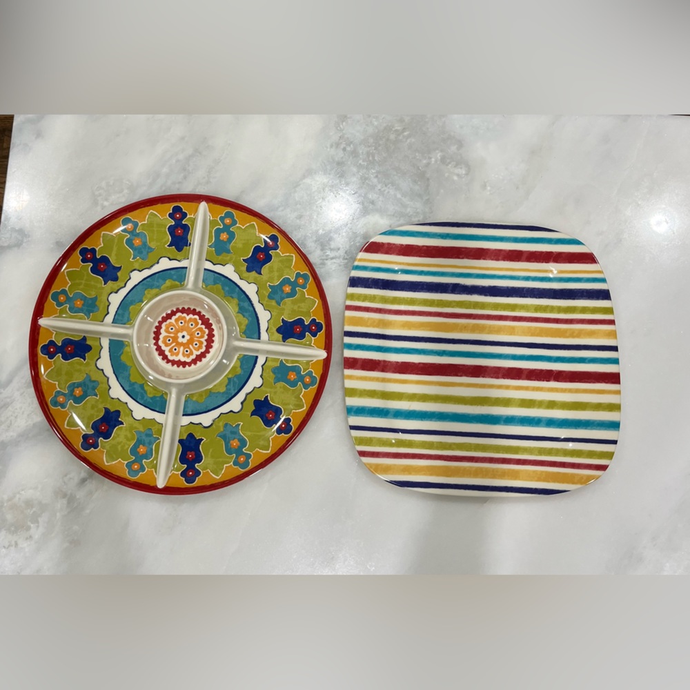 Chip and dip and flat platters